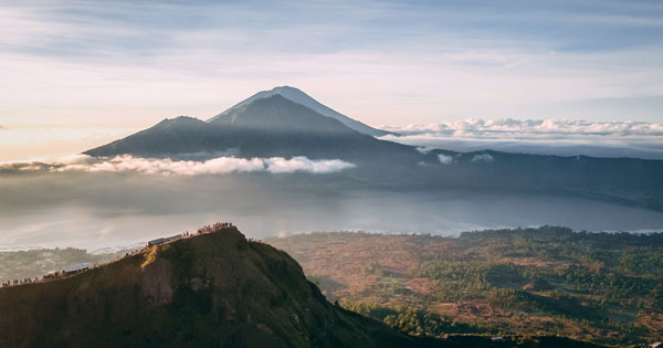 Mt. Batur and its lake